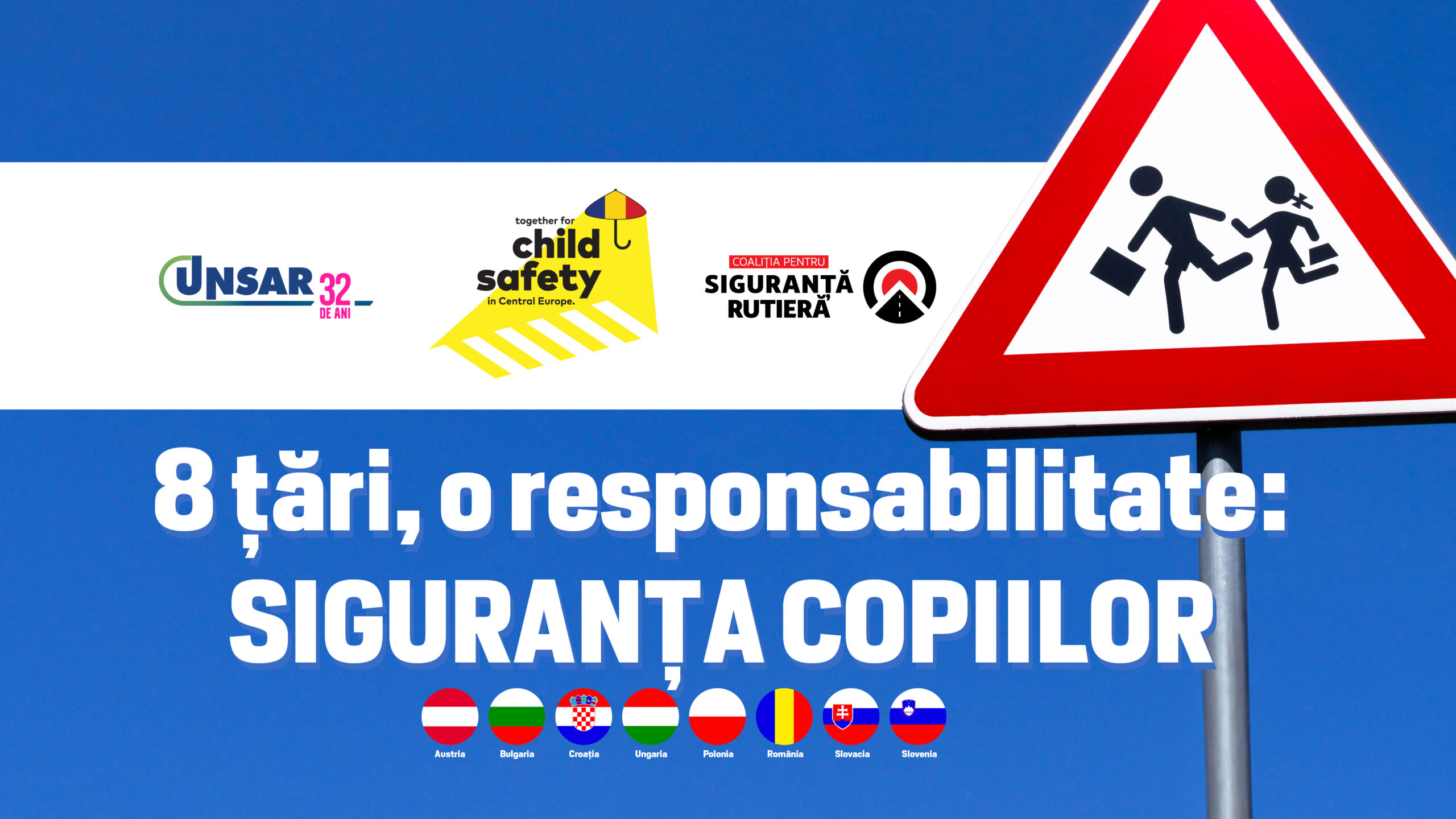 Siguranța copiilor în trafic: opt țări din Europa Centrală se alătură inițiativei Child Safety